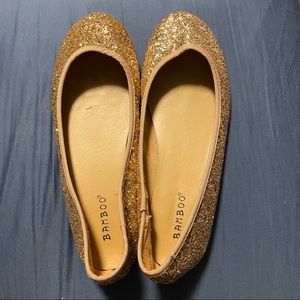 ✨Gold Glitter ✨ Ballet Flats
